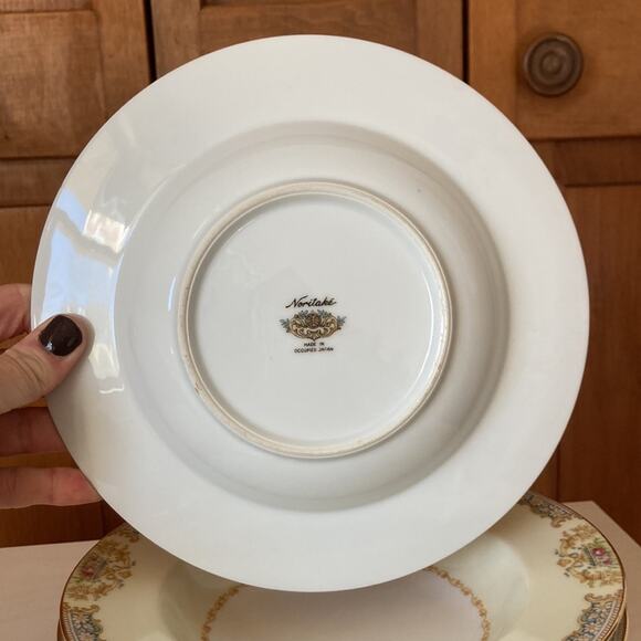Vintage Noritake Pattern RO2 Soup Bowls, Set of 4 - Picture 2 of 12